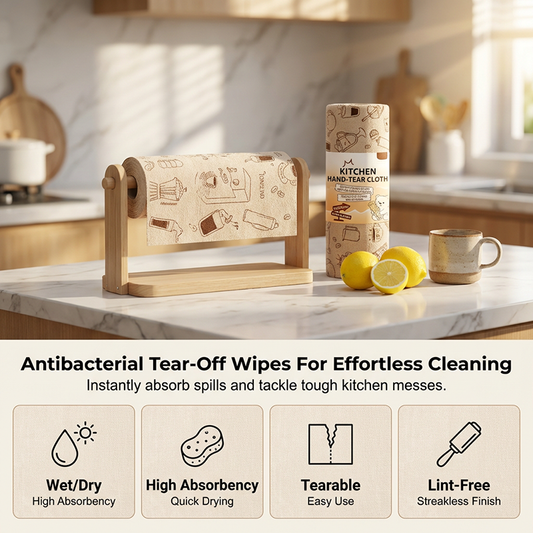 📢📢50 % de réduction !! 🧼✨ Lingettes antibactériennes à déchirer pour le nettoyage humide et à sec