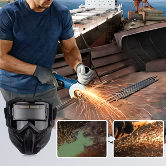 ⚡ Casque de soudage à assombrissement automatique | Réaction 1/25000 s • Protection solaire