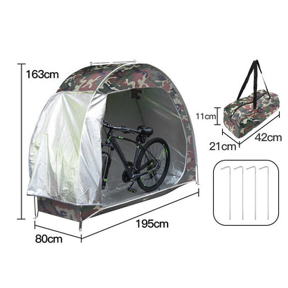 ✨ Tente de rangement pour vélos d'extérieur ultra-résistante - Imperméable et protégée contre les UV ✨