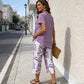 👗53% DE RÉDUCTION ! Ensemble Haut Long & Pantalon Large – Tissu Doux, Look Décontracté ☁️🌿【Offre Limitée】