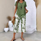 👗53% DE RÉDUCTION ! Ensemble Haut Long & Pantalon Large – Tissu Doux, Look Décontracté ☁️🌿【Offre Limitée】