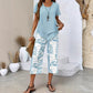 👗53% DE RÉDUCTION ! Ensemble Haut Long & Pantalon Large – Tissu Doux, Look Décontracté ☁️🌿【Offre Limitée】