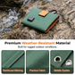 ⚡🔥🌞 PROMO -50% ! Panneau Solaire Portable 10W – Pliable, USB-C, Résistant aux Intempéries & Mousquetons (Noir/Orange/Vert)
