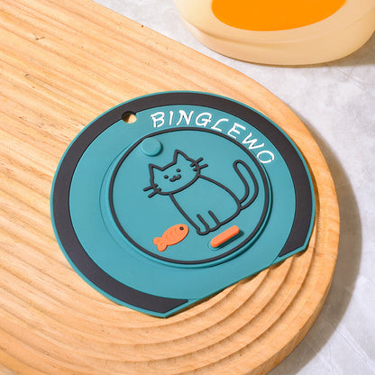Filtre de siphon à motif de dessin animé avec bouchon anti-odeurs