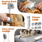 🐶 Kit de toilettage 5 en 1 pour animaux de compagnie | Aspire les poils pendant que vous brossez • Silencieux