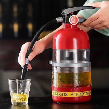 🍻⚽ Seau à bière populaire design extincteur – système de pression manuelle – idéal pour les diffusions publiques et les soirées foot