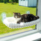 💐60% DE RÉDUCTION ! Lit Suspendu pour Chat avec Ventouses – Laissez-le Profiter du Soleil ☀️😺【Prix Spécial】