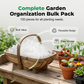 100 attaches à fixation rapide pour plantes
