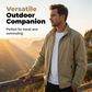 🌬️ Atmungsaktive Outdoor-Jacke – Winddicht mit Stehkragen, lässige Passform (M–4XL) für Alltag & Trekking