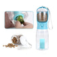 🐕 Bouteille d'eau portable 3-en-1 pour animaux | Boire • Conserver la nourriture • Transporter des sacs à déchets