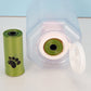 🐕 Bouteille d'eau portable 3-en-1 pour animaux | Boire • Conserver la nourriture • Transporter des sacs à déchets