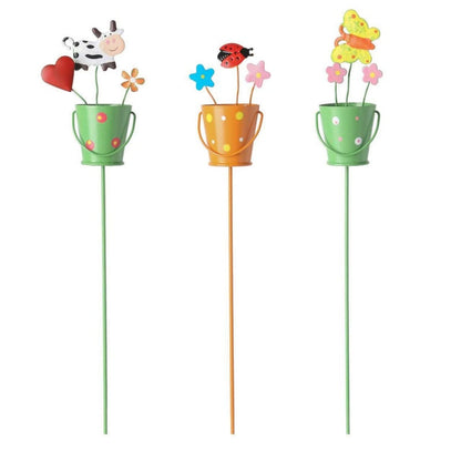 🌿 Piquets métalliques – Pour pots de fleurs | Maintiennent les plantes droites