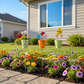 🌿 Piquets métalliques – Pour pots de fleurs | Maintiennent les plantes droites