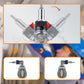 Kit polyvalent de 8 embouts de tournevis à cliquet magnétique