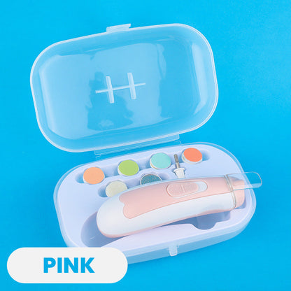 Coupe-ongles électrique pour bébé avec 7 têtes de coupe
