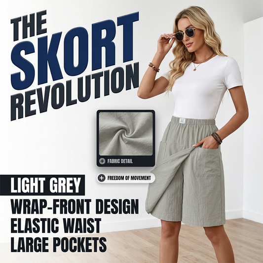 📢📢53 % DE RÉDUCTION !! ⏰Jupe-short décontractée à taille élastique pour femme