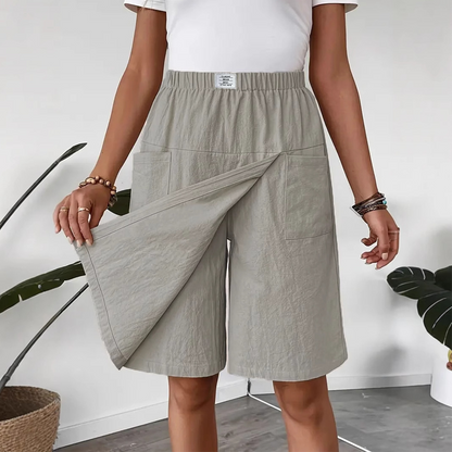 📢📢53 % DE RÉDUCTION !! ⏰Jupe-short décontractée à taille élastique pour femme