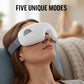 Appareil de massage électrique rechargeable pour les yeux avec fonction chauffante