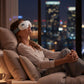 Appareil de massage électrique rechargeable pour les yeux avec fonction chauffante