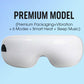 Appareil de massage électrique rechargeable pour les yeux avec fonction chauffante