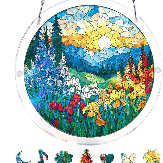🧩🎁 Dernier jour de l'offre spéciale à 19,99 € !! 🔥 Plus de 50 000 exemplaires vendus ! 🪟🕊️ Puzzle en acrylique « Suncatcher » (80 pièces)
