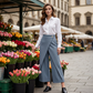 👖 50% DE RÉDUCTION ⏰ Pantalon court décontracté en patchwork pour femme – Tendance, léger & parfait pour l'été – style boho ou streetwear 🌸