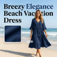 👗Women's V-Neck Tassel Tie Tiered Midi Dress