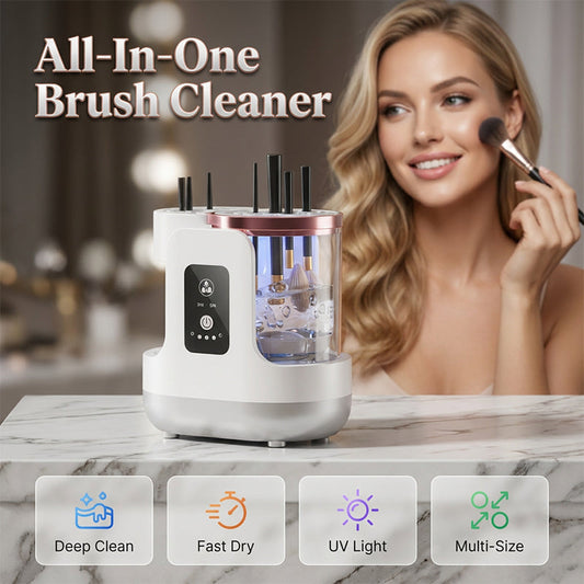 Appareil portable pour nettoyer les pinceaux de maquillage