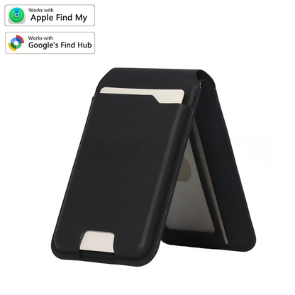 🌞Fris De Lente In Met 50% Korting!🔥Slimme MagSafe Portemonnee van Echt Nappa Leer – Met Apple Find My™ & Google Find Hub™, RFID-bescherming en Draadloos Opladen