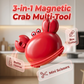 Décapsuleur magnétique multifonction en forme de crabe