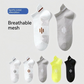 Chaussettes courtes en maille respirante pour homme