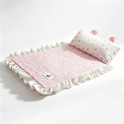 Tapis rafraîchissant d'été pour animaux de compagnie avec coussin