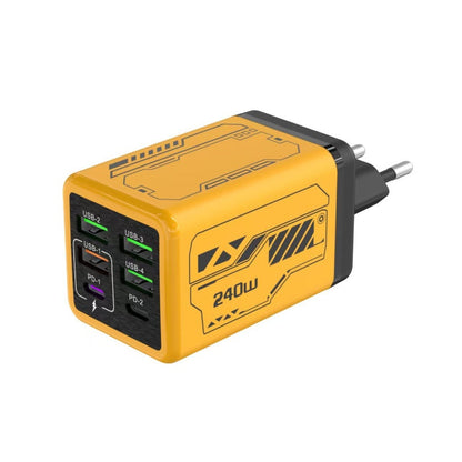 Adaptateur secteur 6 ports style cyberpunk