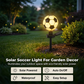 Lampe solaire ludique et sportive pour la décoration de jardin