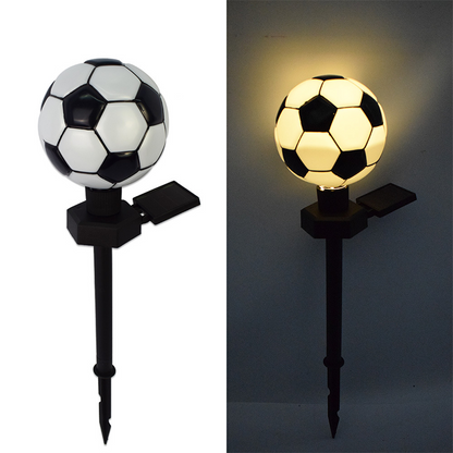 Lampe solaire ludique et sportive pour la décoration de jardin