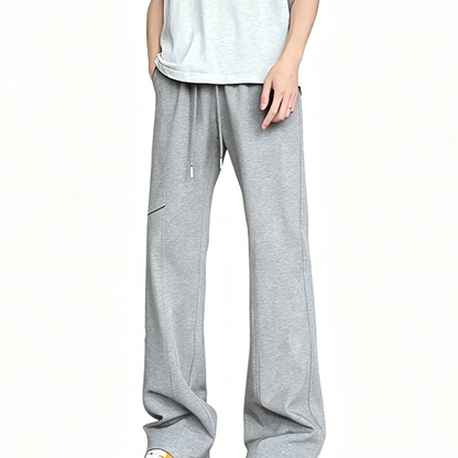 ❄️⛄Pantalon pour homme à jambes larges et empiècements en maille respirante -- Une respirabilité exceptionnelle qui vous garde au frais