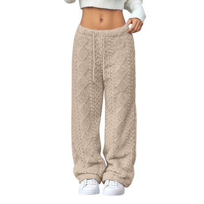 Pantalon épais et chaud à jambes droites