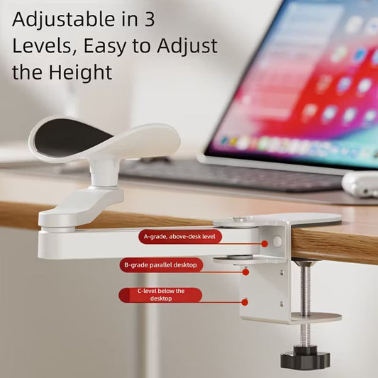 Accoudoir ergonomique réglable à fixation par pince