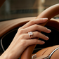 Bague étincelante tendance pour femme