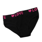 Women's Cotton Blend "LOVE" Waistband Panties
