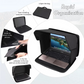 Housse pour ordinateur portable 2-en-1 avec pare-soleil anti-éblouissement