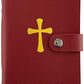 ✝️ Porte-images catholiques en cuir véritable – Organiseur de cartes de prière de poche avec fermeture à pression
