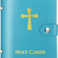 ✝️ Porte-images catholiques en cuir véritable – Organiseur de cartes de prière de poche avec fermeture à pression