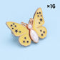 Bouton en forme de papillon qui s'adapte parfaitement
