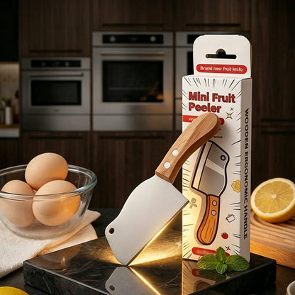 🍓🔪 Mini-couteau de cuisine en acier inoxydable – Petit, pratique et toujours à portée de main ✨