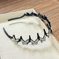 Ensemble de bandeaux ondulés en cristal - Accessoire de cheveux féminin, léger et antidérapant, orné de cristaux scintillants, idéal pour les mariages et le quotidien