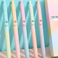 Lot de 5 stylos à encre noire rétractables