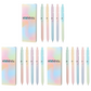 Lot de 5 stylos à encre noire rétractables