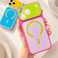 Coque de téléphone magnétique bicolore