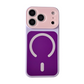 Coque de téléphone magnétique bicolore
